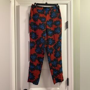 J.crew pattern pants women size 2